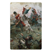 ワーテルローの戦い、1815年6月18日1898年(色l ミニクリップボード (裏面)