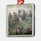 ワーテルローの戦い、1815年6月18日1898年(色l メタルオーナメント (左)