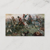 ワーテルローの戦い、1815年6月18日1898年(色l 名刺 (裏面)