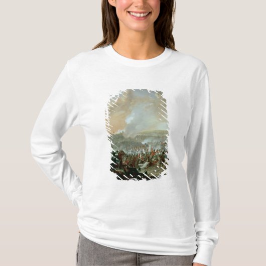 ワーテルローの戦い、1815年6月18日 Tシャツ (正面)