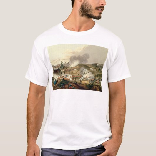 ワーテルローの戦い、1815年6月18日 Tシャツ (正面)