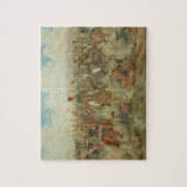 ワーテルローの戦い、1815年6月18日(w/c papで ジグソーパズル (縦)