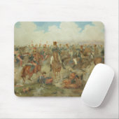 ワーテルローの戦い、1815年6月18日(w/c papで マウスパッド (マウス)