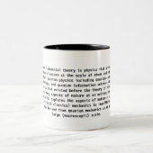 ワーディコーヒーマグ ツートーンマグカップ (中央)