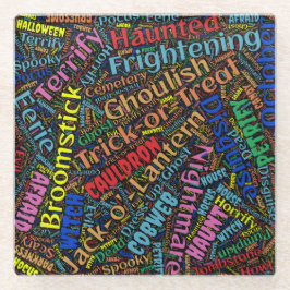 ワーディ・ハロウィーン ガラスコースター