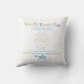 ワーデイースターの卵枕 クッション (裏面)