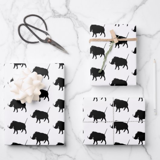 ワートホッグ ラッピングペーパーシート (正面)