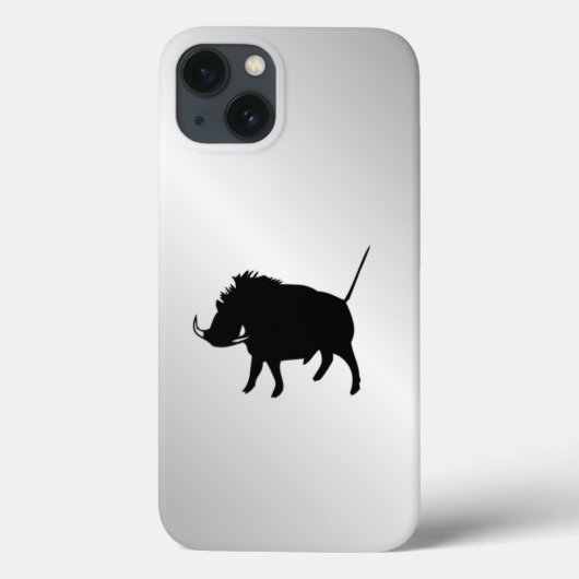ワート·ホッグ·シルバー Case-Mate iPhoneケース (裏面)