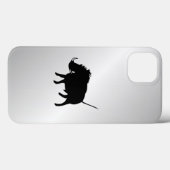 ワート·ホッグ·シルバー Case-Mate iPhoneケース (裏面 (横))