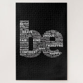 ワードアやる気を起こさせるートパズル – ギフ感動的ト ジグソーパズル (縦)