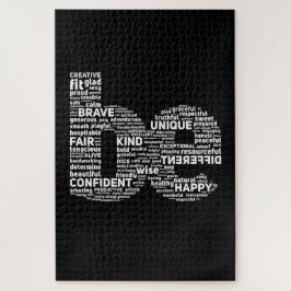 ワードアやる気を起こさせるートパズル – ギフ感動的ト ジグソーパズル