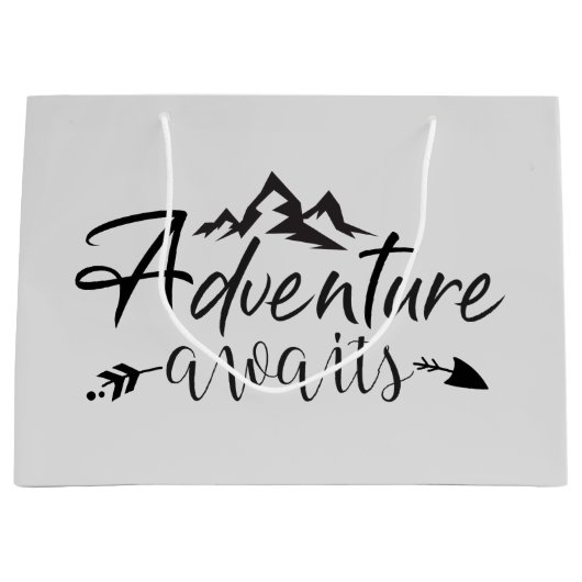 ワードアクールートに気付く冒険  ラージペーパーバッグ (正面)