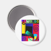 ワードアートマグネット マグネット (正面/裏面)