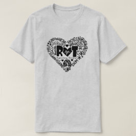 ワードアート 呼吸療法 Tシャツ
