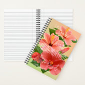 ワードイマジネーションの世界 誘発 フラワー 大人 ノートブック (内側)