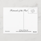 ワードウィックの景色を望む古葉書 ポストカード (裏面)