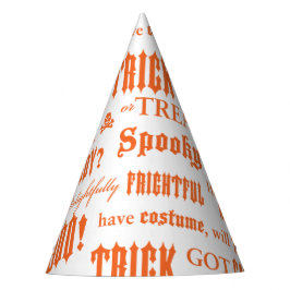 ワードオレ不気味ンジホワイトハローウィンパーティ パーティーハット