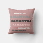 ワードクパーソナライズされたラウドギフトの名前 クッション (裏面)