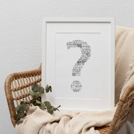 ワードクラウドと結婚してくれないか ポスター