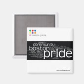 ワードクラウドマグネットスクエア マグネット (正面/裏面)