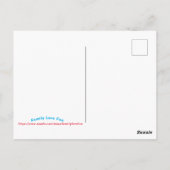 ワードクラウド フェリス・クンプレアニョス スペイン語 誕生日おめでとう ポストカード (裏面)