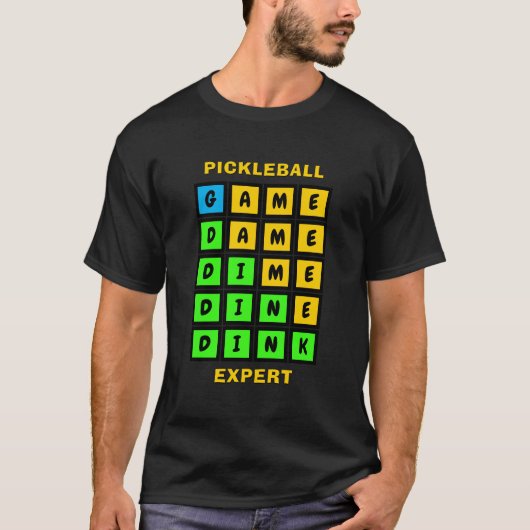 ワードゲーム用ディンク漬物 Tシャツ (正面)