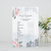 ワードスクランブルゲーム冬のフローラ雪 (スタンド正面)