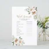 ワードスクランブルゲーム冬の白いフローラクリスマス (スタンド正面)