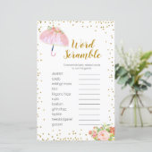 ワードスクランブルゲーム4月シャワー持ち込む5月の花 (スタンド正面)