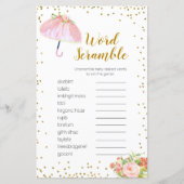 ワードスクランブルゲーム4月シャワー持ち込む5月の花 (正面)