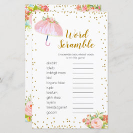 ワードスクランブルゲーム4月シャワー持ち込む5月の花