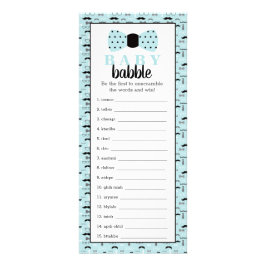 ワードスクランブルベイビーシャワーゲーム 25パック ラックカード