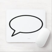 ワードバブルザ離れミュージアムZazzleギフト マウスパッド (マウス)