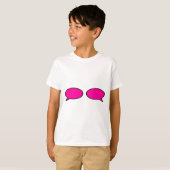 ワードバ離れブル右マゼンタTHE MUSEUM Zazzle G Tシャツ (正面フル)