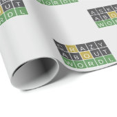 ワードル包装紙 ラッピングペーパー (ロールコーナー)