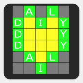 ワードル スクエアシール (正面)