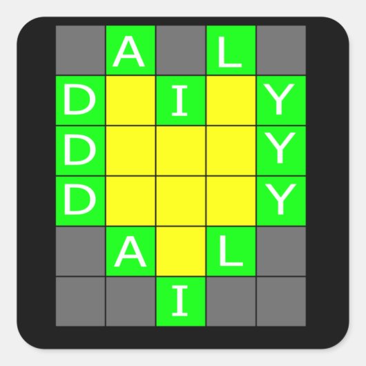 ワードル スクエアシール (正面)