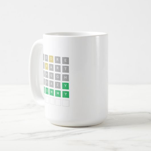 『ワードル・マザーズ・デイ・マグ』 コーヒーマグカップ (正面左)