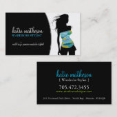 ワードローブのスタイリストの名刺 名刺 (正面/裏面)