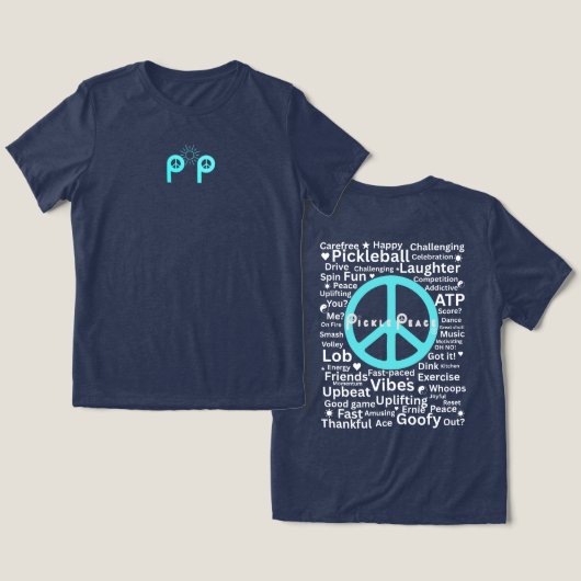 ワード ピクル ピース トライブレンドTシャツ (デザイン正面&裏面)