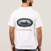 ワーナーの池の人のTシャツ Tシャツ (裏面)