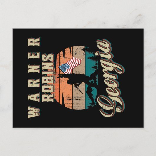 ワーナーロビンズジョージア ポストカード (正面)