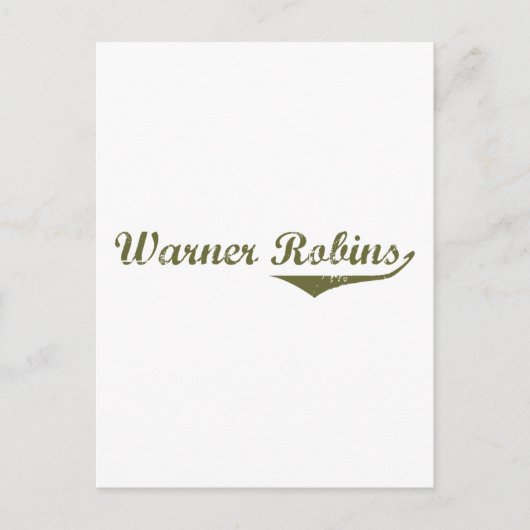 ワーナー・ロビンズ  レボリューション Tシャツ ポストカード (正面)