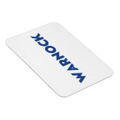 ワーノック牧師 ジョージア州上院議員再選挙 青 白 マグネット (右側)