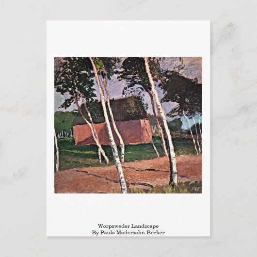 ワープスウェダーランドスケープバイポーラモデルソンベッカー ポストカード (正面)