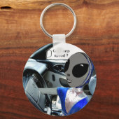 ワープス得ピード? キーホルダー (正面)