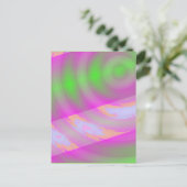 ワープドライブ – デジタル宇宙アートポストカード ポストカード (スタンド正面)