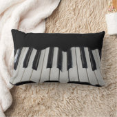 ワープピアノ鍵クッション ランバークッション (ブランケット)