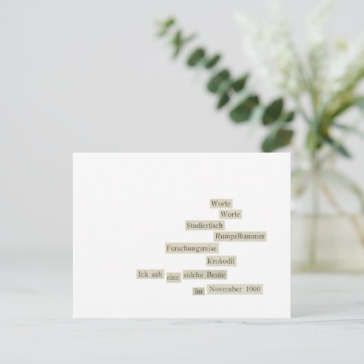 ワープロ ポストカード (スタンド正面)