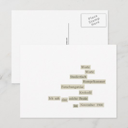 ワープロ ポストカード (正面/裏面)